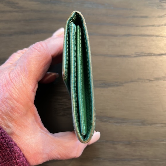 Louis Vuitton Green Epi Card Holder - Picture 3 of 12